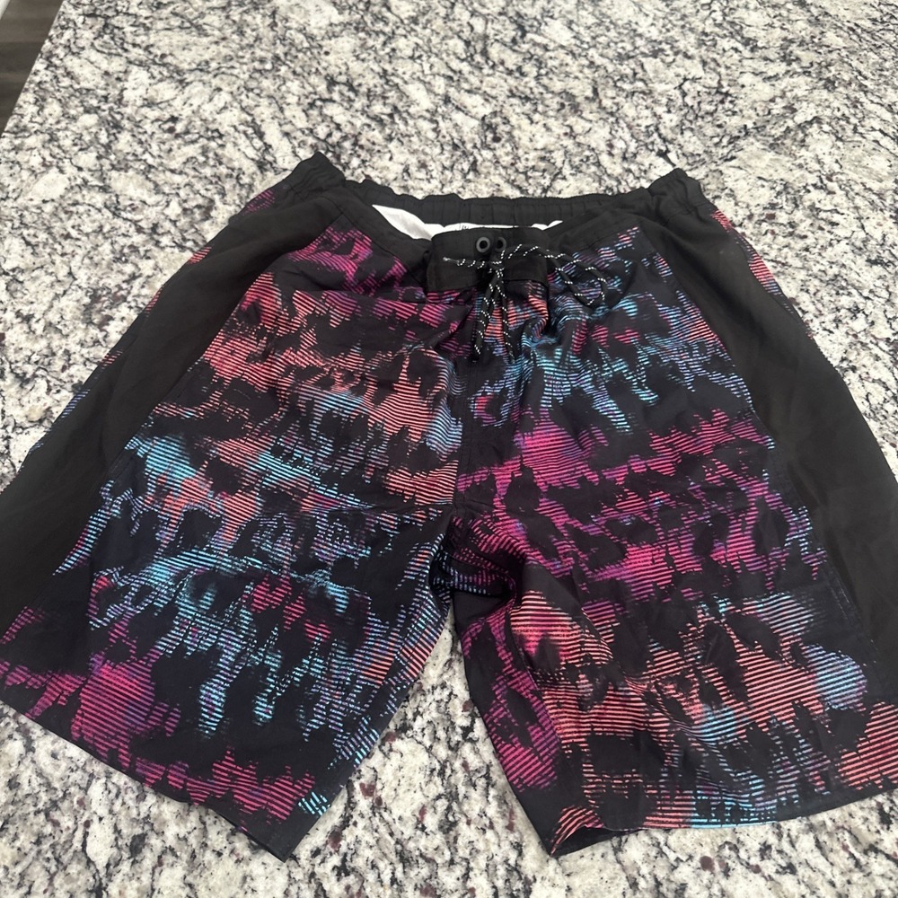 George‎ Mens Large 36-38 Liner Multi-colored Swim Shorts